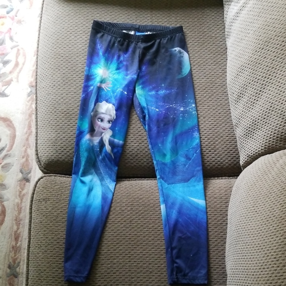 Disney Frozen Leggings- Elsa
